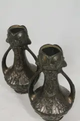 2 Antieke Art Nouveau vazen – foto 3 – kavel bij De Kringwinkel, Brecht