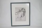 Ingelijste fotolithografie - Francine Van Hove – kavel bij De Kringwinkel, Brecht