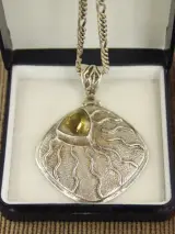 Sterling zilveren ketting & hanger – Prestige, Arezzo – foto 3 – kavel bij De Kringwinkel, Antwerpen