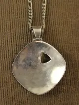 Sterling zilveren ketting & hanger – Prestige, Arezzo – foto 9 – kavel bij De Kringwinkel, Antwerpen