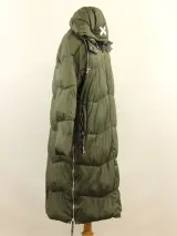 Christian Lacroix & Regatta - “Milhaud” lange gewatteerde wintermantel - dark khaki – foto 8 – kavel bij De Kringwinkel, Antwerpen