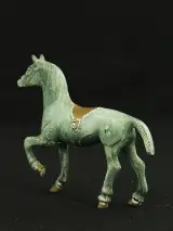 Set van 2 metalen paardenbeeldjes (Paard & Veulen) – Chinese stijl – foto 5 – kavel bij De Kringwinkel, Antwerpen