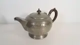 Vintage tinnen theeservies met dienblad – foto 2 – kavel bij De Kringwinkel, Turnhout