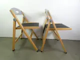 Italiaanse inklapbare eetkamerstoelen jaren 80 - Foppapedretti – foto 5 – kavel bij De Kringwinkel, Heverlee