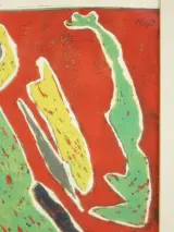 Abstracte ingelijste kunstprint – foto 3 – kavel bij De Kringwinkel, Antwerpen