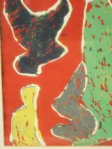 Abstracte ingelijste kunstprint – foto 5 – kavel bij De Kringwinkel, Antwerpen