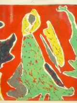 Abstracte ingelijste kunstprint – foto 6 – kavel bij De Kringwinkel, Antwerpen