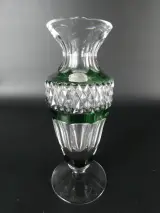 Vintage Val Saint Lambert kristallen vaas – kavel bij De Kringwinkel, Heverlee