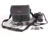 Canon EOS 350D digitale spiegelreflexcamera met tas en accessoires – kavel bij De Kringwinkel, Heverlee
