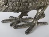 Set van 2 decoratieve metalen haan beelden – foto 5 – kavel bij De Kringwinkel, Heverlee