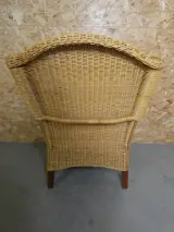 Rotan fauteuil met houten accenten – foto 6 – kavel bij De Kringwinkel, Diest