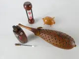 Retro houten serveerset voor hapjes/cocktails – kavel bij De Kringwinkel, Heverlee