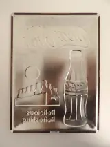 Retro metalen Coca-Cola reclamebord – foto 2 – kavel bij De Kringwinkel, Leopoldsburg