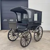 Antieke Koets, Kerkbrik A.J. Cezar Rijtuigmagazijn Groningen, 1890 – kavel bij Onlineveilingmeester, Heerenveen