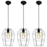 3x Hanglamp – Stijlvol open design met E27 fitting, Mexlite, Minimalics 2705ZW, 2026 – kavel bij Onlineveilingmeester, Heerenveen