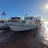 (Locatie Sint Nicolaasga) Klassieke stalen motorkruiser, "Blauwe Reiger", incl. boottrailer – foto 7 – kavel bij Onlineveilingmeester, Heerenveen