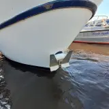 (Locatie Sint Nicolaasga) Klassieke stalen motorkruiser, "Blauwe Reiger", incl. boottrailer – foto 8 – kavel bij Onlineveilingmeester, Heerenveen