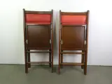 Twee 'Shanghai' klapstoelen - jaren 50 – Rechte Variant – foto 2 – kavel bij De Kringwinkel, Heverlee