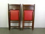 Twee 'Shanghai' klapstoelen - jaren 50 – Rechte Variant – foto 3 – kavel bij De Kringwinkel, Heverlee