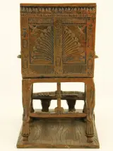 Toetanchamon op zijn rijk versierde troon - decoratief beeld in Egyptische stijl – foto 10 – kavel bij De Kringwinkel, Antwerpen