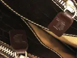 Vintage Tod’s handtas in bruin leder met krokodillenlook – foto 8 – kavel bij De Kringwinkel, Antwerpen