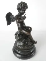 L'Art Bronze Cupido naar Falconet – kavel bij De Kringwinkel, Heverlee