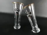 Set van 6 Duvel bierglazen met gouden rand – foto 4 – kavel bij De Kringwinkel, Heverlee