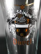 Set van 6 Duvel bierglazen met gouden rand – foto 5 – kavel bij De Kringwinkel, Heverlee