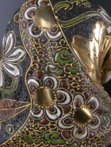 Decoratief Boeddhabeeld keramiek met gouden accenten – foto 7 – kavel bij De Kringwinkel, Heverlee