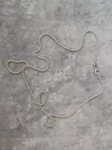 Prachtige 14 karaat witgouden gordelketting "Rope Chain" – foto 2 – kavel bij De Kringwinkel, Gent