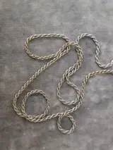 Prachtige 14 karaat witgouden gordelketting "Rope Chain" – foto 3 – kavel bij De Kringwinkel, Gent