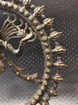Bronzen en messing beeld van de dansende Shiva Nataraja uit India – foto 6 – kavel bij De Kringwinkel, Gent
