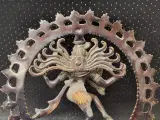 Bronzen en messing beeld van de dansende Shiva Nataraja uit India – foto 10 – kavel bij De Kringwinkel, Gent