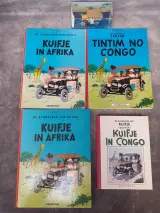 Strips: Kuifje in Afrika verzamelaars pakket – kavel bij De Kringwinkel, Gent