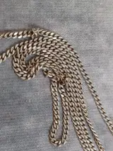 Zilveren lange ketting met paardenkop hanger - Sterling zilver / 925 – foto 3 – kavel bij De Kringwinkel, Gent