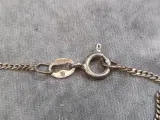 Zilveren lange ketting met paardenkop hanger - Sterling zilver / 925 – foto 4 – kavel bij De Kringwinkel, Gent