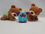 Set van 1 vintage Hasbro Furby Boom interactieve knuffel en 2 VTech Kruip en Leer Babyberen – foto 2 – kavel bij De Kringwinkel, Gent