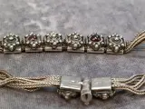 Exclusieve 3-delige vintage zilveren sieradenset met rode stenen – foto 10 – kavel bij De Kringwinkel, Gent