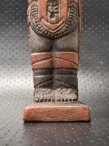 Terracotta replica van een Tolteekse Atlante krijger - Mecixo of Hidalgo – foto 5 – kavel bij De Kringwinkel, Gent