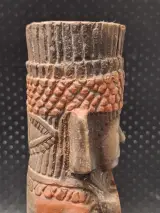 Terracotta replica van een Tolteekse Atlante krijger - Mecixo of Hidalgo – foto 8 – kavel bij De Kringwinkel, Gent
