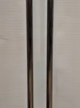 Vintage Massive boogvloerlamp met contragewicht - chroom en messingkleurig metaal, jaren ’80 – foto 9 – kavel bij De Kringwinkel, Gent
