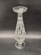 Opengewerkte glazen design kandelaar 39.5 cm in Murano-stijl – kavel bij De Kringwinkel, Gent