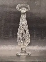 Opengewerkte glazen design kandelaar 39.5 cm in Murano-stijl – foto 3 – kavel bij De Kringwinkel, Gent