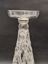 Opengewerkte glazen design kandelaar 39.5 cm in Murano-stijl – foto 6 – kavel bij De Kringwinkel, Gent