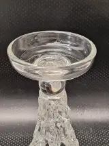 Opengewerkte glazen design kandelaar 39.5 cm in Murano-stijl – foto 9 – kavel bij De Kringwinkel, Gent