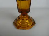 Val Saint Lambert amber vaas – foto 4 – kavel bij De Kringwinkel, Diest