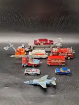 Lot van 10 authentieke Dinky Toys en Corgi Toys voertuigen - jaren '60/'70 – kavel bij De Kringwinkel, Gent