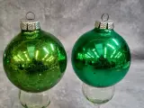 Unieke vintage kerstversiering set - 7 Glazen kerstballen en piek – foto 2 – kavel bij De Kringwinkel, Gent