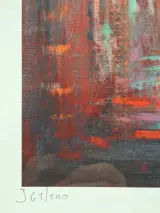 Gelimiteerde kunstzeefdrukken "Rome" en "Venetië" - Coco Meesen (Set van 2) – foto 4 – kavel bij De Kringwinkel, Gent