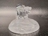 Vierdelige set dierensculpturen in gegoten kristal, stijl Cristal d'Arques – foto 5 – kavel bij De Kringwinkel, Gent
